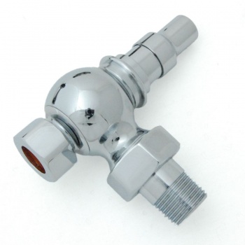 Amberley TRV Cast Iron Radiator Valve - Chrome